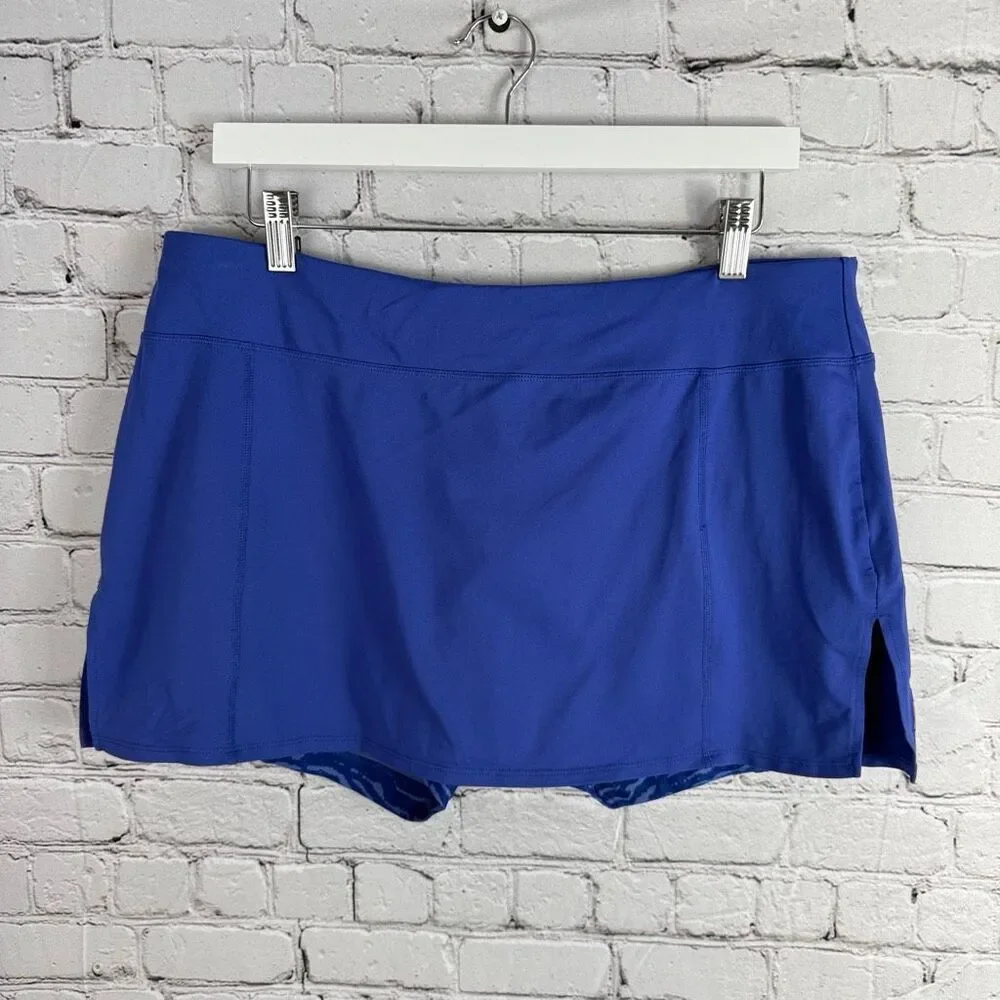 Lucy LUCYTECH Women's Periwinkle Blue Skort Large K
